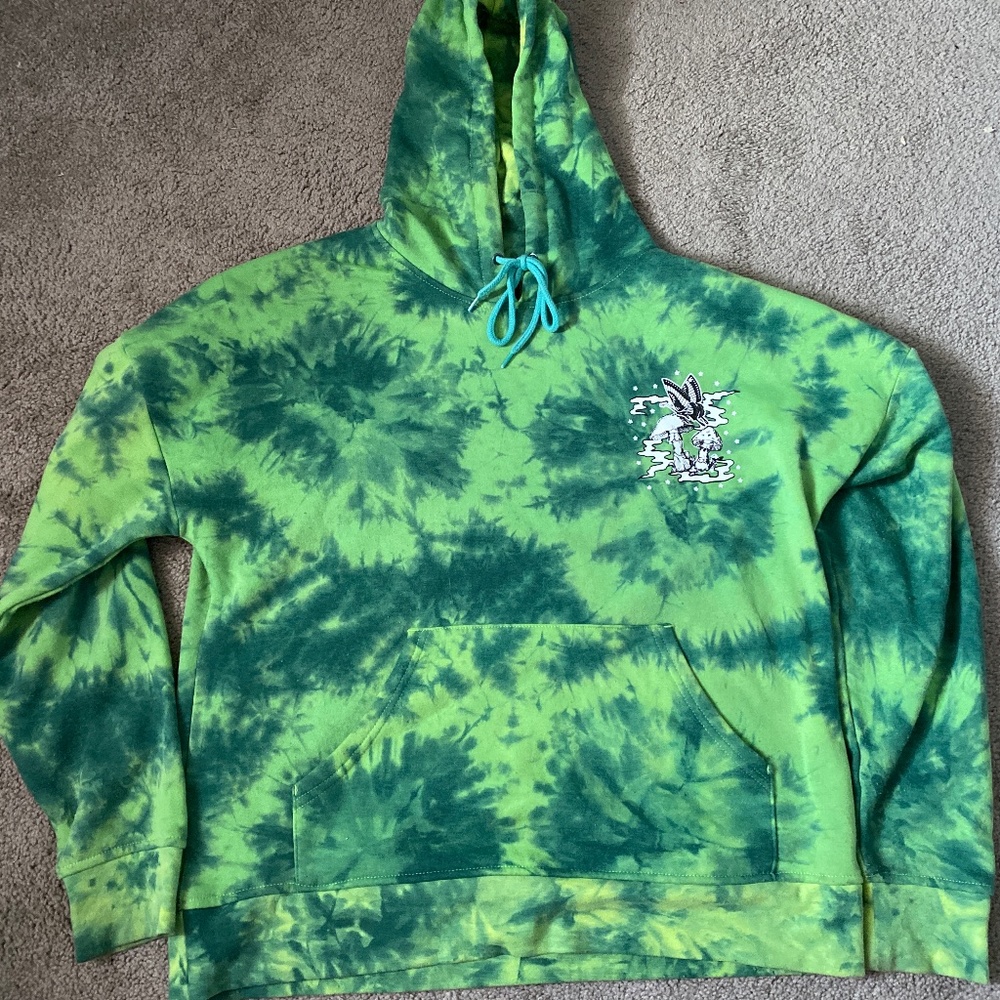 Green Empire Tie die Sweatshirt
